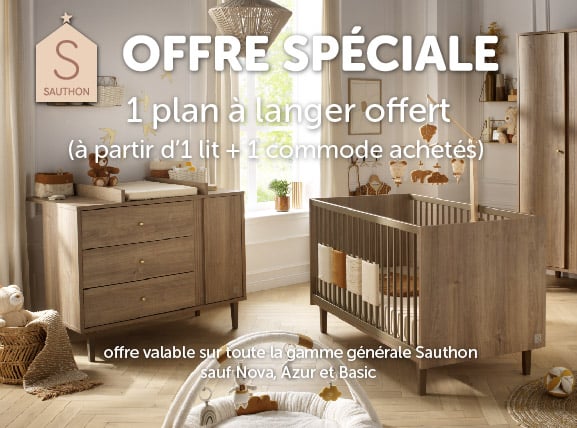 plan à langer sauthon offert 